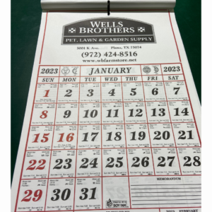 Wells 2023 Calendar